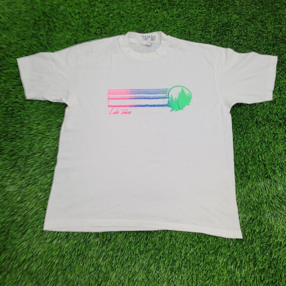 Vintage 80s Hanes Shirt Womens XL 22x26 White - Picture 1 of 12